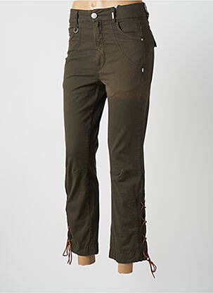 Pantalon slim poches vert HICH USE femme