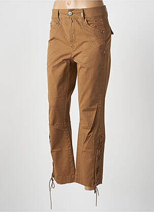 Pantalon slim poches beige HICH USE femme