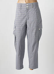 Pantalon cargo taille élastique gris HICH USE femme