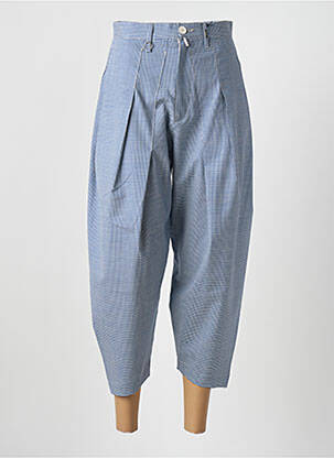 Pantacourt poches bleu HICH USE femme