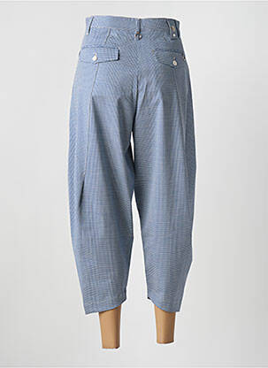 Pantacourt poches bleu HICH USE femme