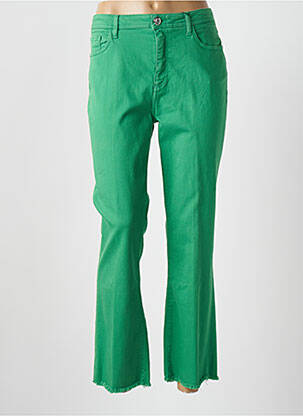 Pantalon droit vert MAYJUNE pour femme