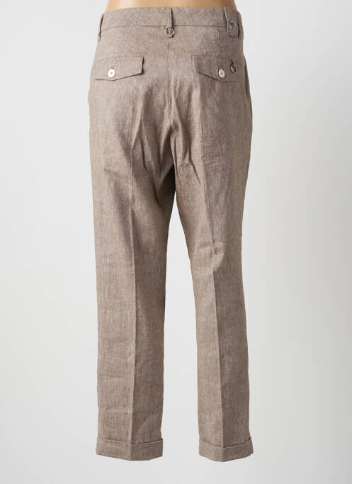 Pantalon droit beige HICH USE pour femme