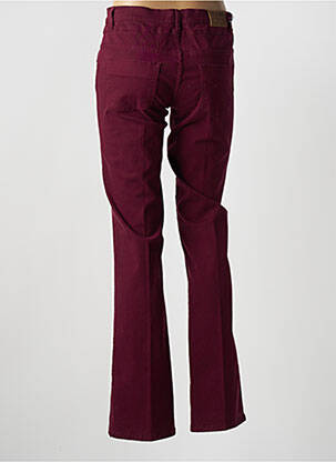 Pantalon slim taille basse taille basse rouge MER DU NORD femme