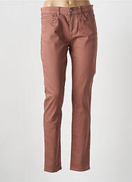 Jeans coupe slim slim taille normale marron PABLO GERARD DAREL femme
