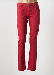 Jeans coupe slim slim taille normale rouge PABLO GERARD DAREL femme