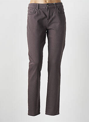 Jeans coupe slim slim taille normale gris PABLO DELIA femme