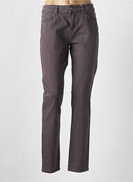Jeans coupe slim slim taille normale gris PABLO DELIA femme
