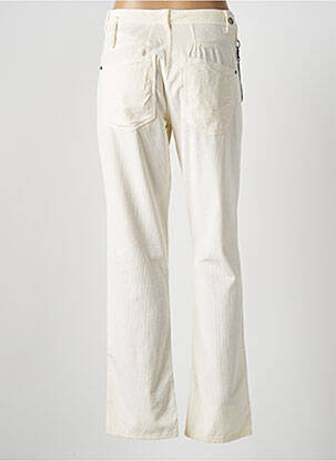 Pantalon droit stretch taille normale beige HIGH femme