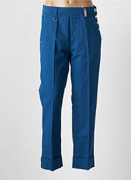 Pantalon 7/8 taille haute taille haute bleu HIGH femme