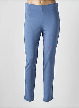 Pantalon slim stretch taille haute bleu MAX & MOI femme