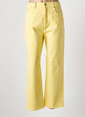 Jeans coupe large jaune WEEKEND MAXMARA pour femme seconde vue