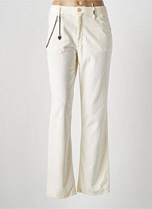 Pantalon droit beige HIGH pour femme