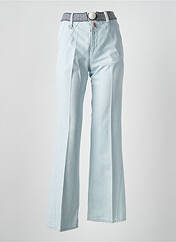 Pantalon droit bleu HIGH pour femme seconde vue