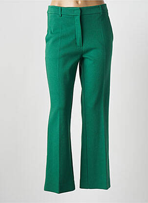 Pantalon droit vert WEEKEND MAXMARA pour femme