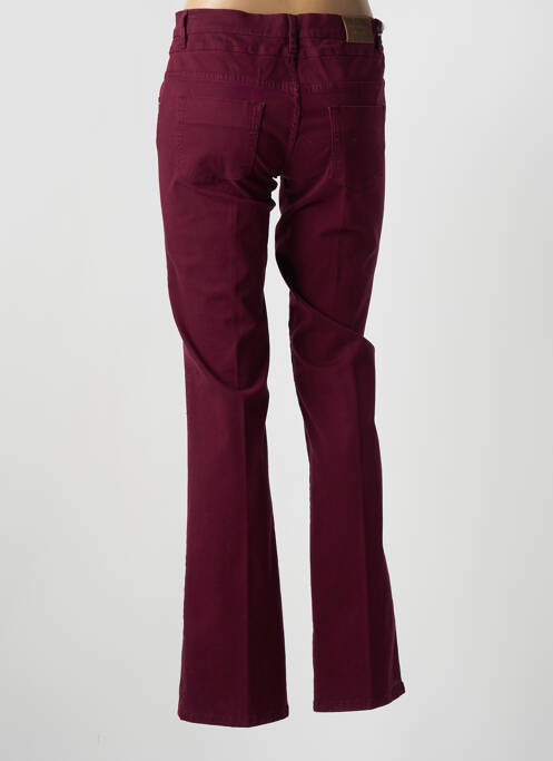 Pantalon slim taille basse taille basse rouge MER DU NORD femme