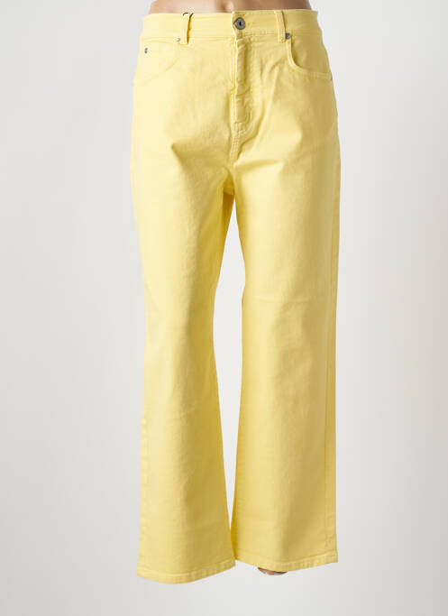 Jeans coupe large jaune WEEKEND MAXMARA pour femme