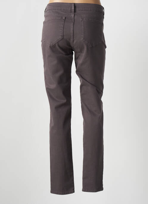 Jeans coupe slim gris PABLO DELIA pour femme