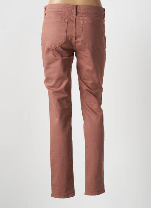 Jeans coupe slim marron PABLO GERARD DAREL pour femme