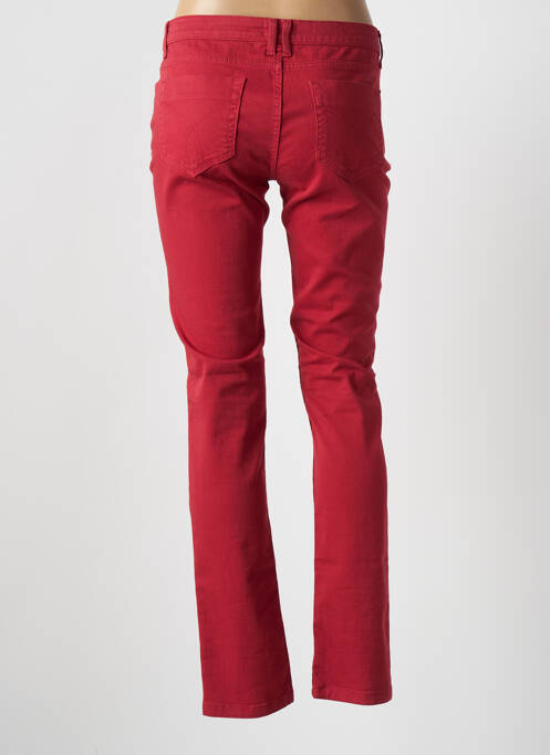 Jeans coupe slim rouge PABLO GERARD DAREL pour femme