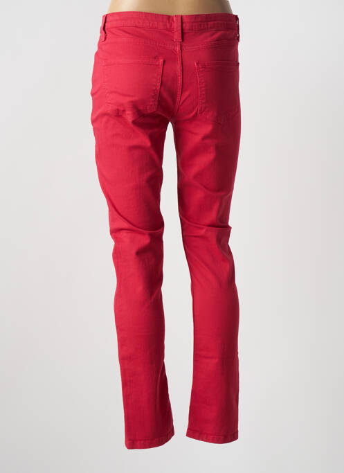 Jeans coupe slim rouge PABLO GERARD DAREL pour femme
