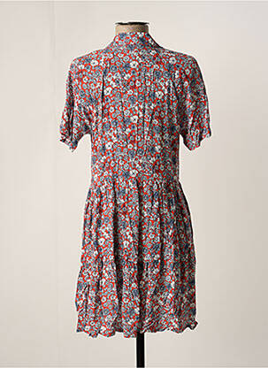 Robe courte coupe évasée manches courtes rouge HARRIS WILSON femme