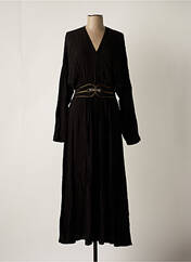 Robe longue noir LOUIZON pour femme seconde vue