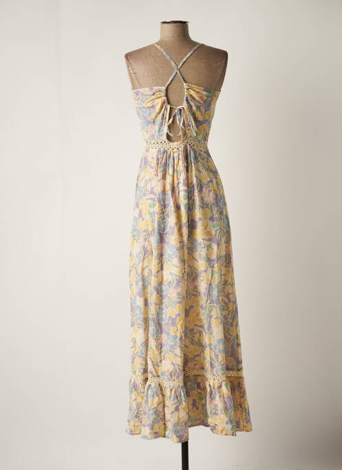 Robe longue jaune LOUIZON pour femme