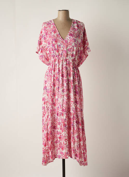 Robe longue rose GARANCE pour femme