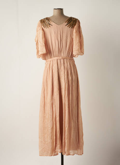 Robe longue rose LOUIZON pour femme