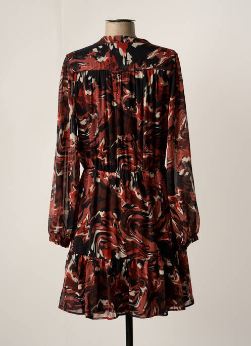 Robe mi-longue marron FREEMAN T.PORTER pour femme