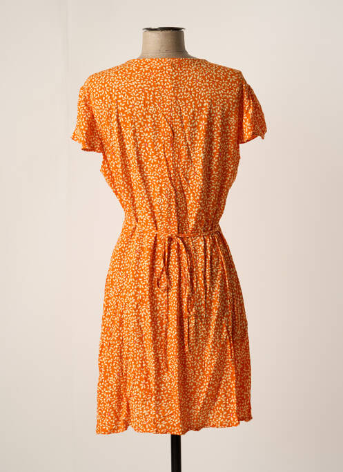 Robe mi-longue orange FREEMAN T.PORTER pour femme