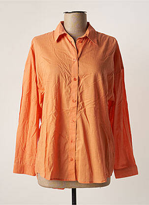 Chemisier coupe droite manches longues orange HARRIS WILSON femme