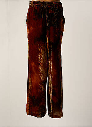 Pantalon large poches marron LOUIZON femme