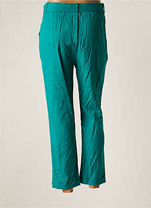 Pantalon droit tissage popeline bleu GARANCE femme