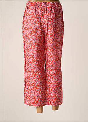 Pantalon droit tissage popeline rouge HARRIS WILSON femme