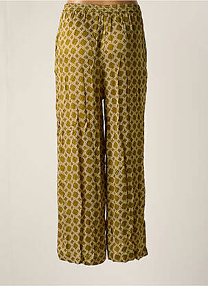 Pantalon droit taille élastique vert HARRIS WILSON femme