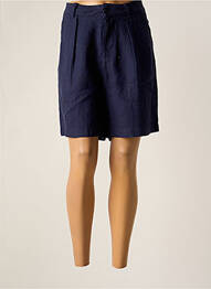 Bermuda tissage popeline bleu HARRIS WILSON femme
