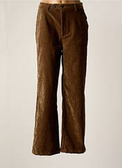 Pantalon droit marron GARANCE pour femme seconde vue