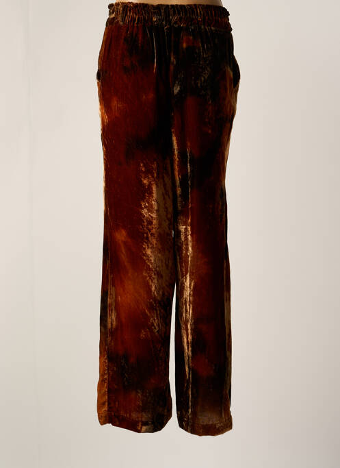Pantalon large marron LOUIZON pour femme