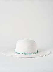 Chapeau blanc C.C EXCLUSIVES pour femme seconde vue