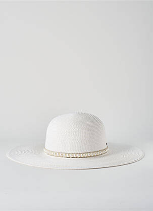 Chapeau blanc C.C EXCLUSIVES pour femme
