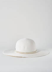 Chapeau blanc C.C EXCLUSIVES pour femme seconde vue