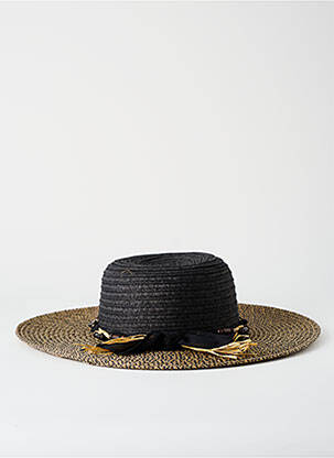 Chapeau noir C.C EXCLUSIVES pour femme