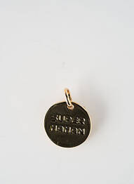 Pendentif or TATA GISELE femme