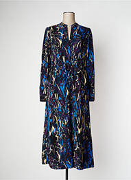 Robe longue manches longues manches longues bleu VILA femme