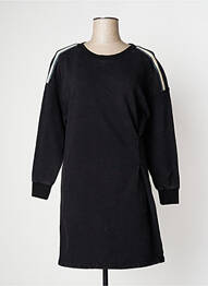 Robe mi-longue manches longues manches longues noir VILA femme