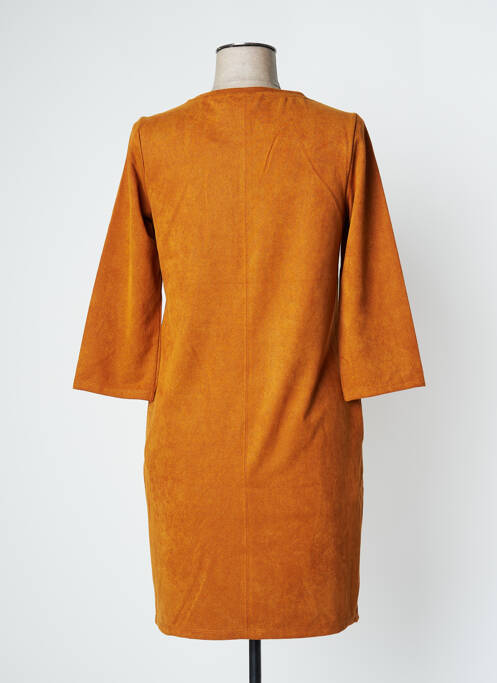 Robe mi-longue marron VILA pour femme