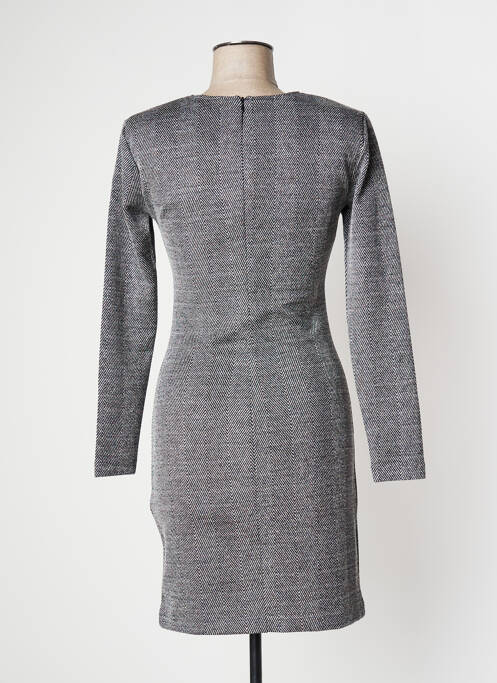 Robe mi-longue noir ICHI pour femme