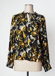 Blouse imprimé fantaisie manches longues noir VILA femme